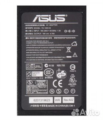 Зарядка / адаптер питания для ноутбука Асус