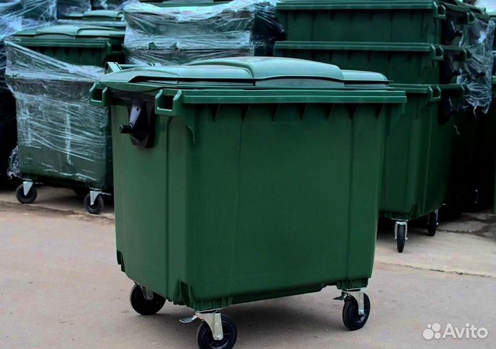 Пластиковый контейнер 1100л, 770л. Арт. 27373