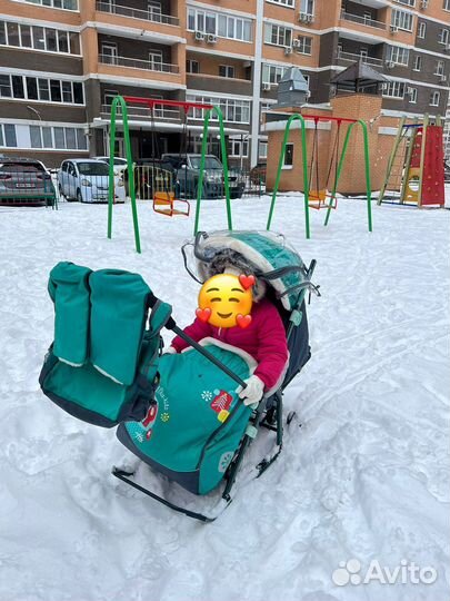 Санки-коляска