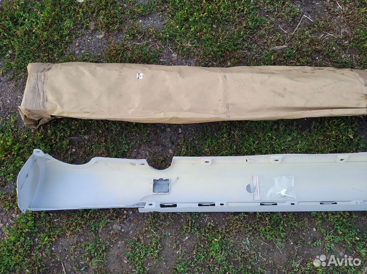 Накладки на пороги пластиковые Мерседес