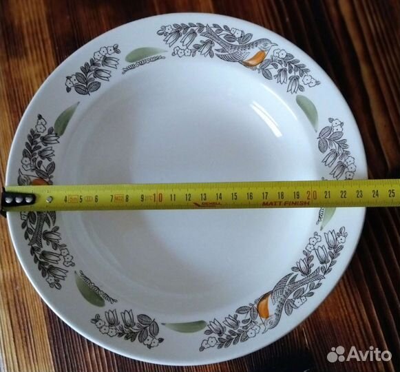 Глубокие тарелки зик 24 см