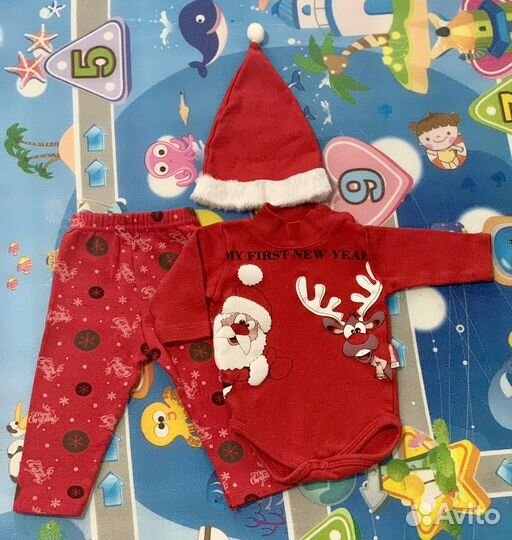Новогодний костюм 3-6 месяцев