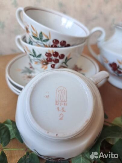 Чайный сервиз СССР Рига