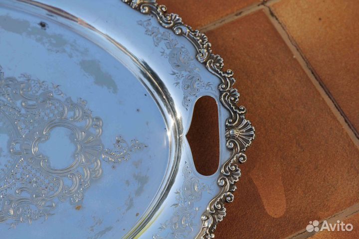 Потрясающей красоты винтажный поднос. Лондон