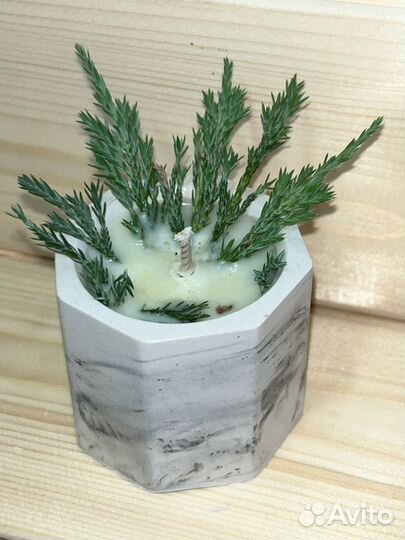 Ароматическая свеча ручной работы