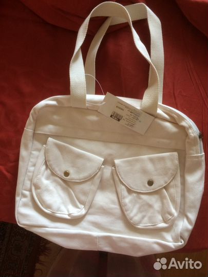 Сумка Новая х/б 30х40 см