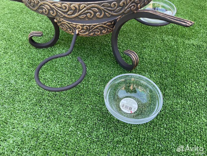 Подставка под садж кованная с соусницами