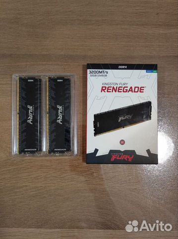 Kingston Fury Renegade DDR4 3200 мгц 2x16 гб