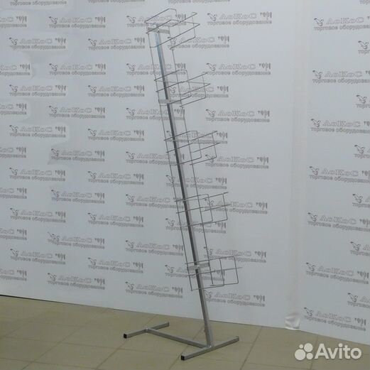 Стойка для колготок одинарная 5 карманов H1620мм