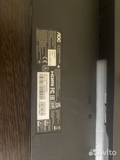 Нерабочий монитор aoc