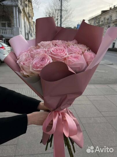 Цветы розы букет