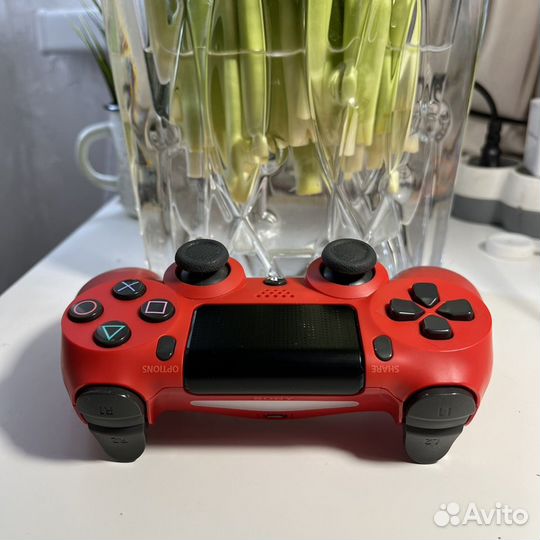 Геймпад sony dualshock 4 v2 Красная Лава