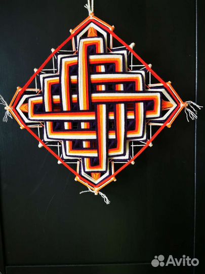 Мандала плетёная