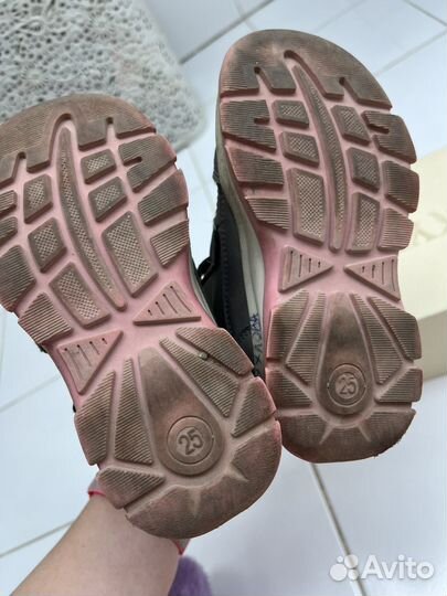 Ботинки демисезонные для девочки 25 размер