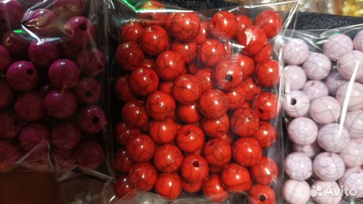 Бусины разные