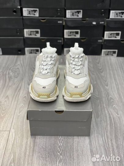 Кроссовки Balenciaga Triple-S White (36-45)