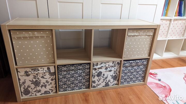 Стеллаж Икеа каллакс IKEA белёный дуб оригинал