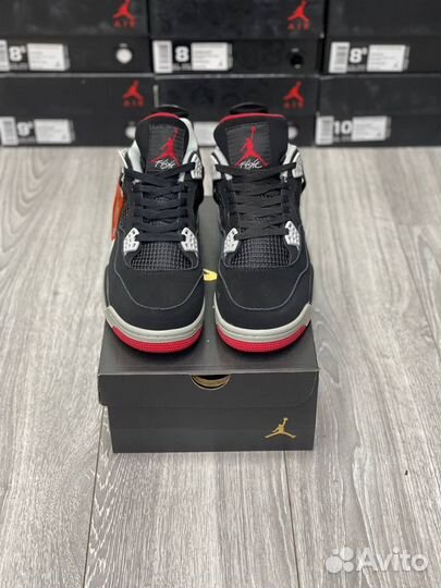 Кроссовки Air Jordan 4 Bred (36-45)