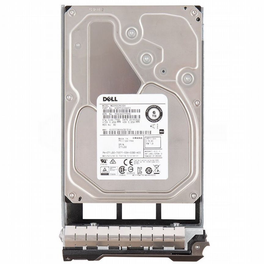 [71JD0] Жесткий Диск Dell 6tb Sas 3.5" Hdd 71jd0