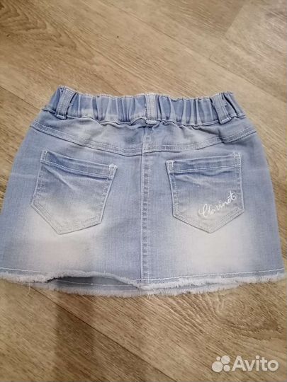 Джинсовая юбка для девочки 92