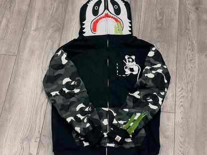 Зип Худи Bape Panda black камуфляж, Москва