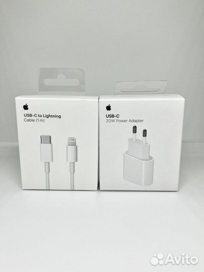 Зарядка Apple 20W + провод (новые)