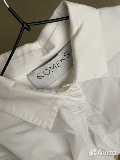 Рубашка хлопковая оверсайз