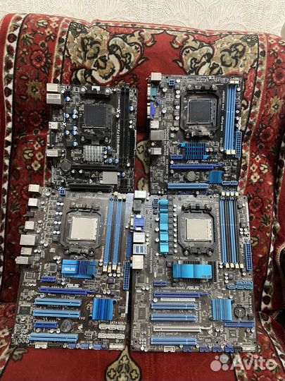 Материнские платы 775-1151, ам 2-3+, fm1,2+