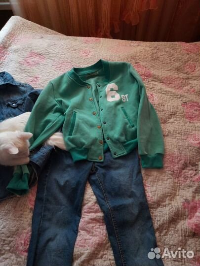 Джинсы, бомбер