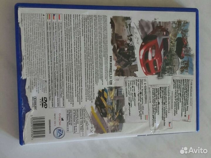 Ps2 диск /BurnOut 3 Takedown/Лицензия
