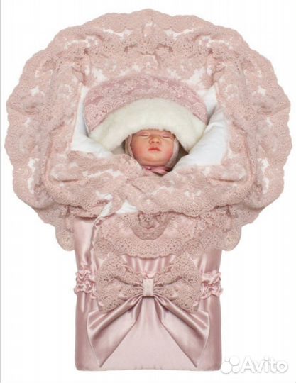Зимний конверт-одеяло для новорожденного