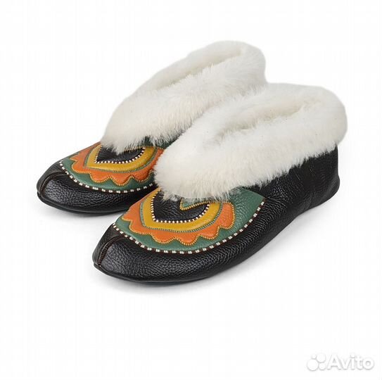 Мужские Меховушки из натуральной кожи и меха