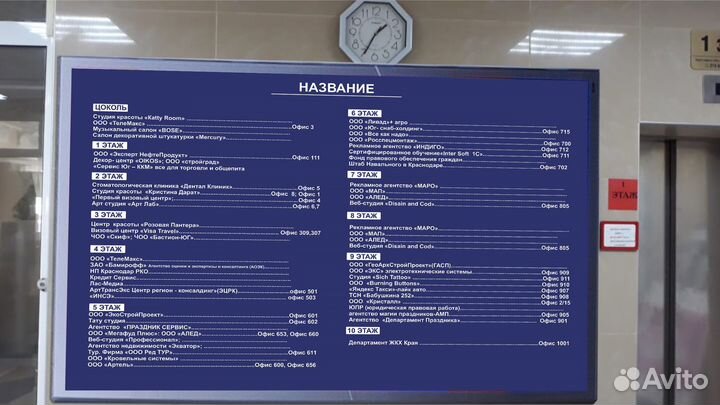 Навигация для санаториев, торговых центров