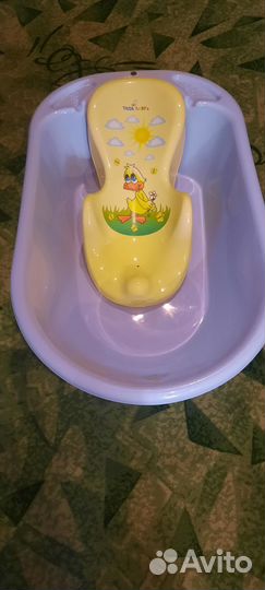Ванночка для купания с горкой