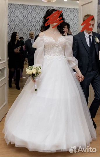 Свадебное платье 48 50 размер