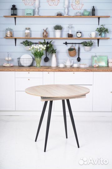 Стол обеденный круглый раздвижной Frenesie