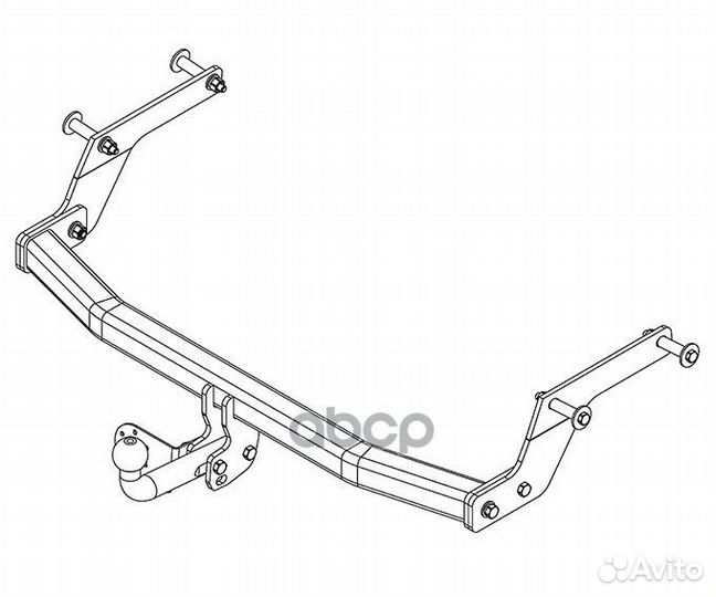 Фаркоп тип шара A Logan II s 2014- AvtoS RN 10