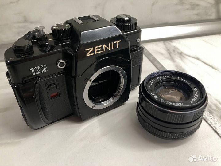 Плёночный фотоаппарат Зенит/zenit 122 + Helios-44M