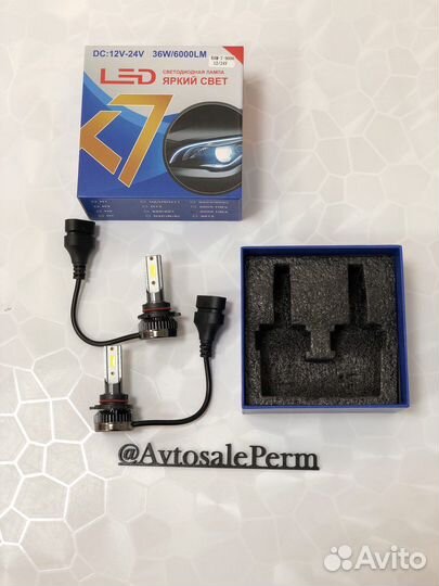 Led лампы K7 HB4/9006 светодиодные лампы