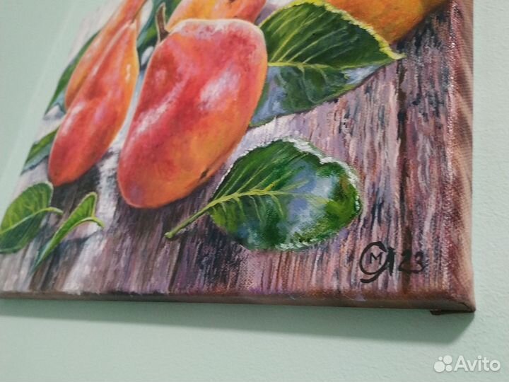 Картина маслом на холсте Груши