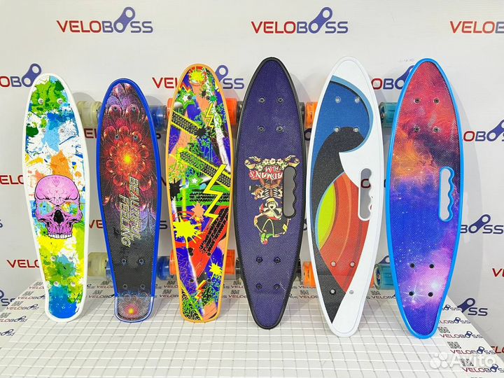 Пенни борд со светящимися колесами