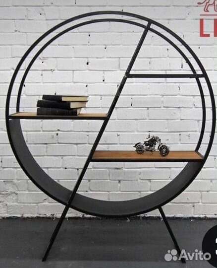 Стелаж, зеркало, лофт