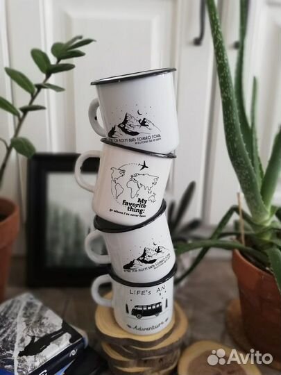 Эмалированная кружка