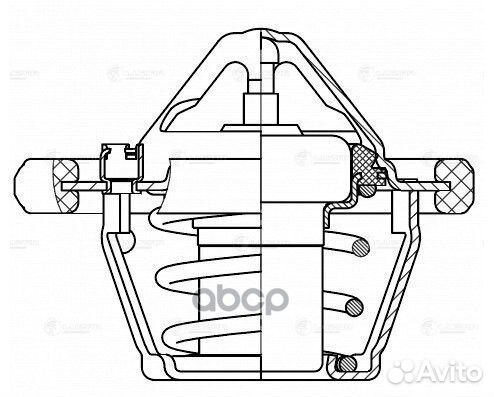 Термостат ford focus II /focus I /fusion/fiesta