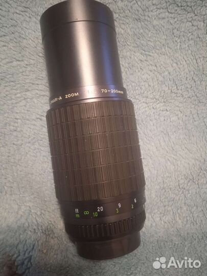 Pentax k200d kit 18-55 + Takumar -A 1:4 70-200mm