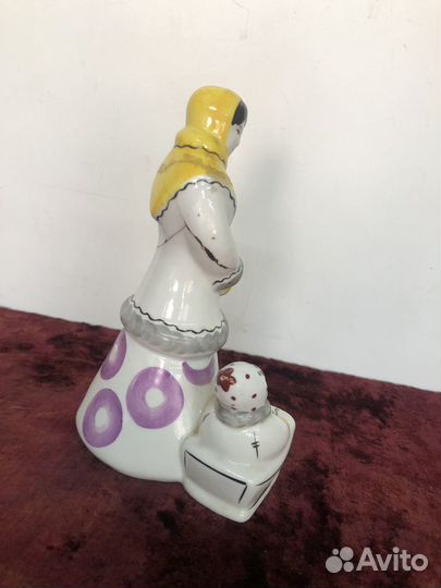 Статуэтка Зима Гжель в реставрацию