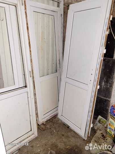 Пластиковые окна и двери бу