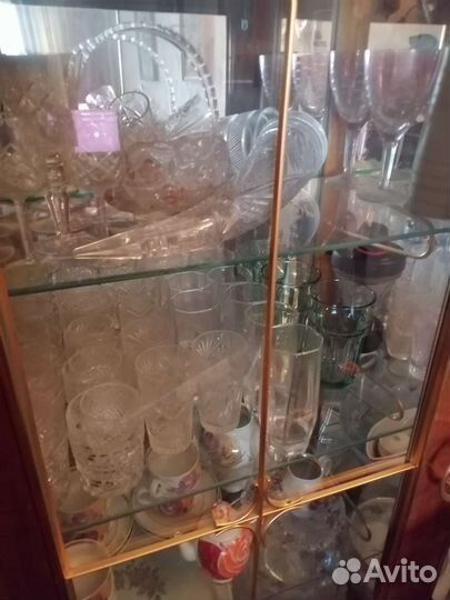 Бокалы / тарелки стекло хрусталь