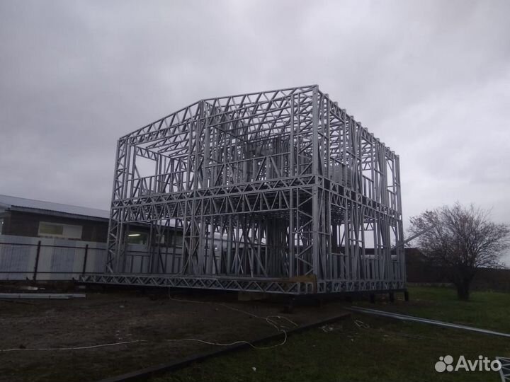 Лстк каркас торгово-офисного здания, 242 м2