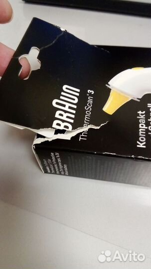 Термометр Браун ThermoScan3 IRT 3030 дефект